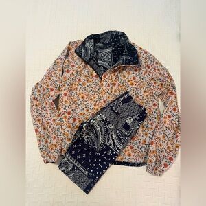 Maaji pull over jacket and matching leggings  size medium